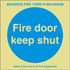Fire Door Keep Shut © AFS